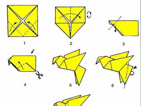 Оригами птичка: простая пташка и журавлик из бумаги – мастер-классы для начинающих